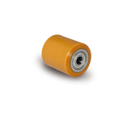 Mould-on polyurethane rollers