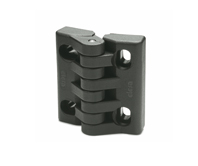 Hinges with slotted holes of adjustment