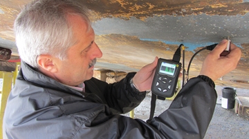 Thickness gauges for ultrasonic corrosion measurement