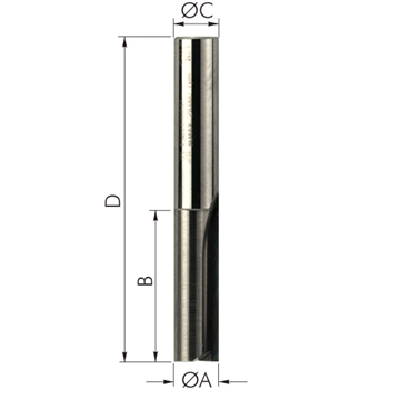 STC Straight Two Flute Cutters