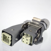 HARTING TYPE CONNECTORS HAN MALE/FEMALE 4 OR 5 PIN WITH M20 CABLE GLAND - 4