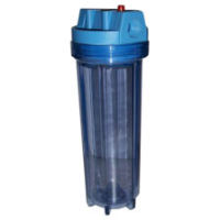 UK Stockist Of  10" Filter Housing Clear Sump