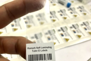 Partially Printed Labels For Laboratory Labelling Applications