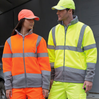 High Visibility Polyester Fleece Jackets