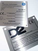 Stainless Steel Labels For Machinery