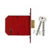 KM3323 UNION 2101 5 Lever Deadlock (76mm) c/w 2 Keys