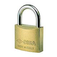 KM4245 CISA 22010 MK Open Shackle Brass Padlock (master keyed)