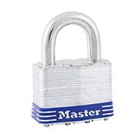 KM5EURD Master Lock 51mm Wide Laminated Steel Pin Tumbler Padlock