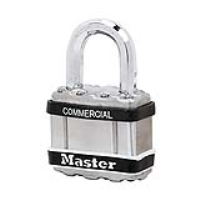 KM5STS Master Lock Commercial Steel Padlock with Stainless Steel Cover