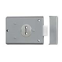 KMAS10596 ASEC FB1 Double Handed 2 Lever Rim Lock