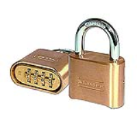 KML12844 Master lock 51mm 4 wheel combination padlock