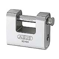 KML19235 ABUS 92 Series Steel Clad Brass Sliding Shackle Shutter Padlock 67mm KA 8511