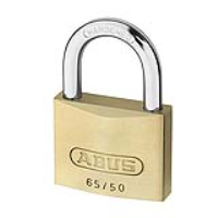 KML19539 ABUS 50mm 65 Series Brass Open Shackle Padlock KA501