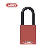 KML22481 ABUS 74 Series Lock Out Tag Out Aluminium Padlock (RED)