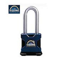 KML28729 SQUIRE LS64 Stronglock Long Shackle Padlock With Cylinder