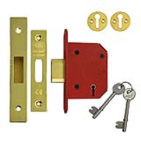 UNION 2105 5 Lever Deadlock (68mm) c/w 2 Keys