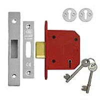 UNION 2105 5 Lever Deadlock (75mm) c/w 2 Keys