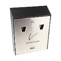 Wall mounted lockable ash-bin box