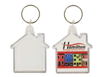 Medium House Shaped Keyrings