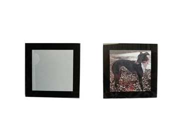 Elegant Toughened Glass Photo Coasters