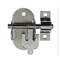 KM349 CROMPTON 004A Galvanised Oval Padbolt