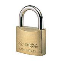 KM4698 CISA 22010 KA Open Shackle Brass Padlock (keyed alike)
