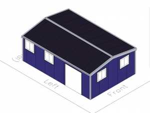 Steel Garden Cabins For Storage Unit In Bedfordshire