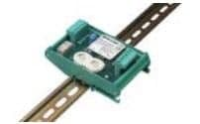 Analogue addressable SINGLE way 220 Vac RELAY module complete with DIN mounting enclosure. <