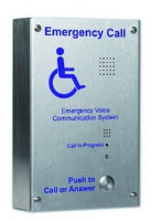 Handsfree EVC outstation, stainless steel, surface