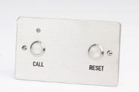 Quantec stainless steel call point, button reset