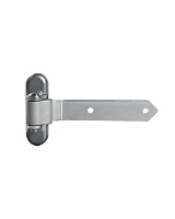  3D Timber Strap Hinge - Satin Stainless Steel