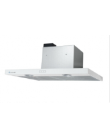 602-10/B  Modern cookerhood in white for fitting below recessed or between cabinet and has a slim 33 mm front.