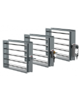 A-TUNE-S Rectangular Air Flow Adjustment and Shut Off Damper without external insulation. Height range from 100-1000mm and width from 200-1200mm (800 size/control versions available)