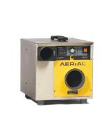 Aerial ASE 300 Adsorption Dehumidifier 300m3/h air flow. Dehumidification @ 20&#176;C/60% RH = 1.08 L/H