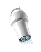 Airius PureAir+ NPBI Model 25 Destratification fan incorporating NPBI purification for ceilings 6 - 8m high. 780m3/h
