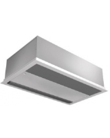 AR3515E14 Horizontal, electrically heated (14kW) air curtain for recessed installation at height 3.5m, 1500mm wide