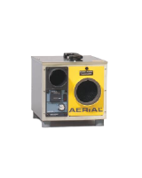 Arial ASE 200 Adsorption Dehumidifier, 210m3/h airflow. Dehumidification @ 20&#176;C/60% RH = 0.8 L/H