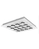 CAP-F-200-600-36 Square multi nozzle diffuser for T-bar ceiling 600mm square with 200mm duct and 36 nozzles