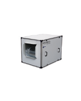 CJBX/AL-12/12-1.5 230/400V, IE3. 5,800m3/h belt-driven dust control/ventilation unit with aluminium profiles and prefinished sheet steel and acoustic insulation.