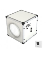 CJK/Filter/EC-220-F7+F9 - 850m&#179;/h Air Purification unit with 220mm impellor for 315mm circular ducts, 500mm cube overall