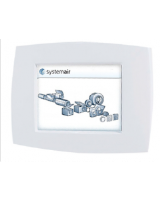 Control panel S-ED-TOUCH external display for connection to a Systemair controller. Use only together with Corrigo next gen.vers.3.3 or later