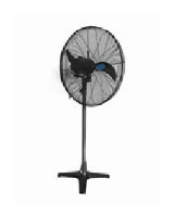 Cyclone DF650T-S 26" Oscillating Pedestal fan. Heavy Duty. 13,200m&#179;/h