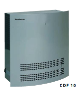 Dantherm CDF10 - Wall mounted dehumidifier. 220m3/h air flow.  Dehumidification @ 30&#176;C, 60% RH = 0.31 L/H