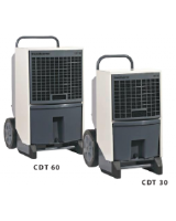 Dantherm CDT 30S Refrigerant Dehumidifier with 1 kW heating element. 350m3/h air flow. Dehumidification @ 30&#176;C, 80% RH = 1.25 L/H