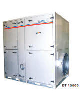 DehuTech DT13000 Industrial Dehumidifier - 13000m3/h air flow. Dehumidification @ 20&#176;C/60% RH = 86 L/H