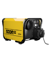 DH3511 DryFan 3-Hole Desiccant Dehumidifier (110v yellow/black). 400m3/h air flow. Dehumidification @ 20C, 50% RH = 1.46 L/H