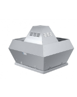 DVN 450EC-K Centrifugal roof fan, 120&#176;C continuous, vertical discharge. 7,100m&#179;/h