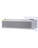 Easyair L1000 P Horizontal, water heated (15.5kW) air curtain for height 3.2m, 1000mm wide