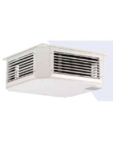 FBA H1 633, LPHW Air Heater 28kW (Top entry, horizontal discharge), 600x600mm for rooms 2.5m high