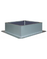 FDG 560 flat roof socket. Galvanized steel supplied with 40 mm mineral wool